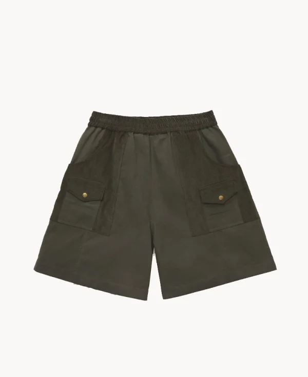 NICHOLAS DALEY Scout Shorts - Olive