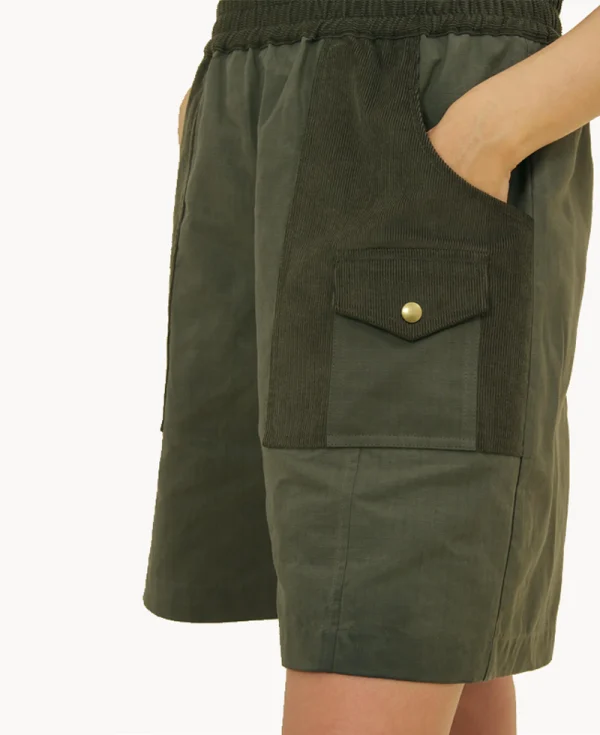 NICHOLAS DALEY Scout Shorts - Olive