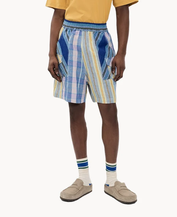 NICHOLAS DALEY Scout Shorts - Blue Mix