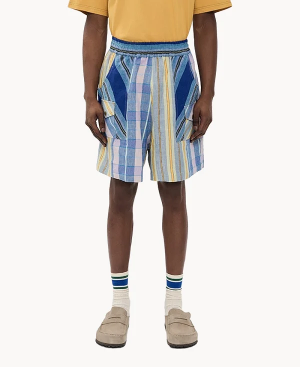 NICHOLAS DALEY Scout Shorts - Blue Mix