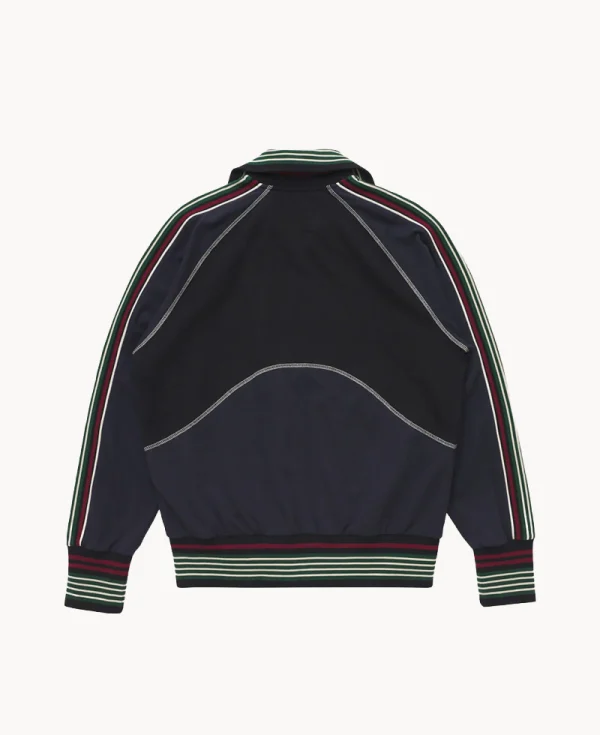 NICHOLAS DALEY Track Top - Black Navy