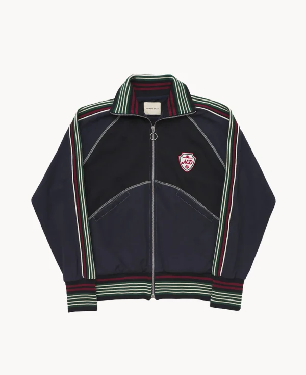NICHOLAS DALEY Track Top - Black Navy