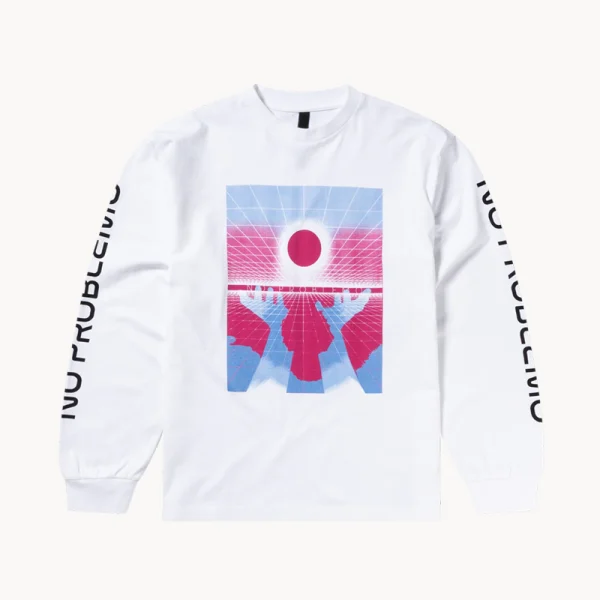 NO PROBLEMO Dimentions LS Tee – White