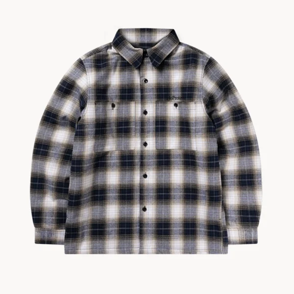 NO PROBLEMO Mini Problemo Hooded Overshirt – Navy