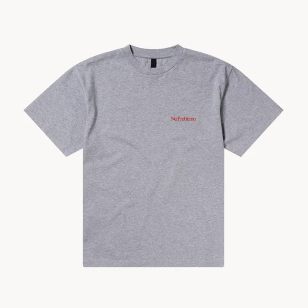 NO PROBLEMO Mini Problemo SS Tee – Grey Marl