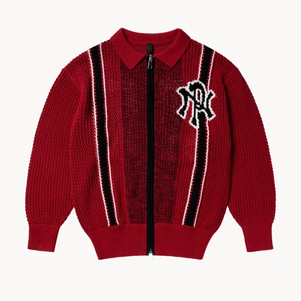 NO PROBLEMO NYP Sport Crochet Jumper – Red