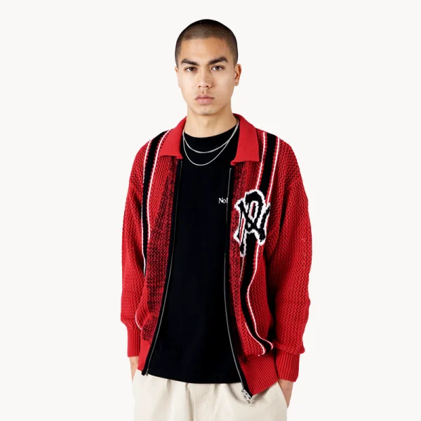 NO PROBLEMO NYP Sport Crochet Jumper – Red