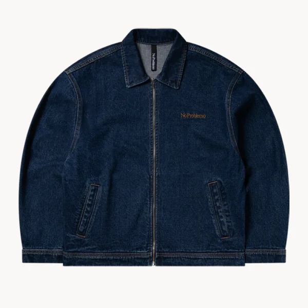 NO PROBLEMO Nayoko Heavyweight Denim Jacket – Blue