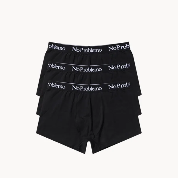 NO PROBLEMO No Problemo Boxer Briefs Multi Pack – Black