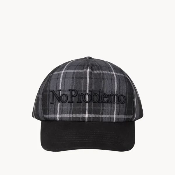 NO PROBLEMO No Problemo Plaid Cap – Black