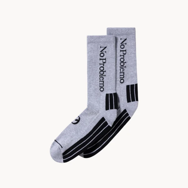 NO PROBLEMO No Problemo Socks – Grey Marley