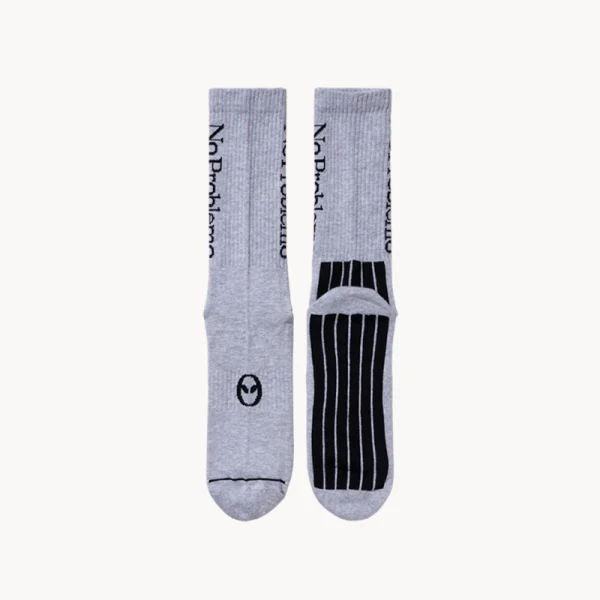 NO PROBLEMO No Problemo Socks – Grey Marley