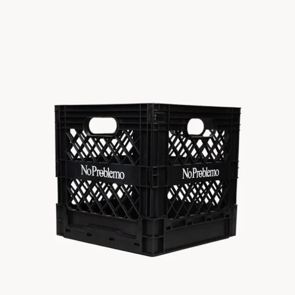 NO PROBLEMO No Problemo Vinyl Crate – Black