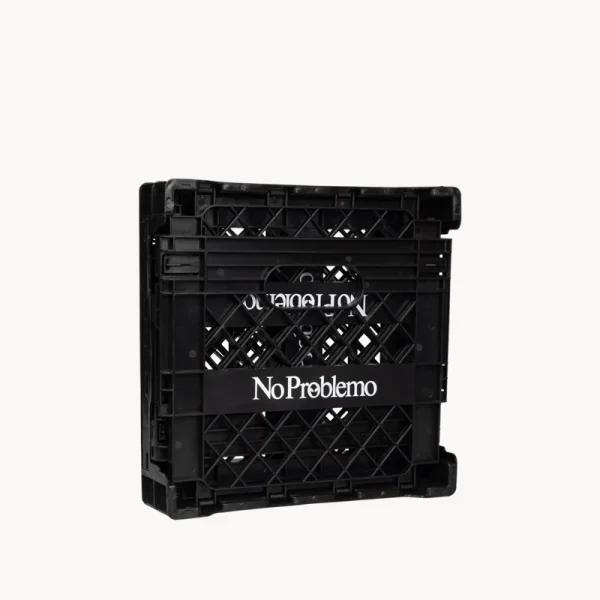 NO PROBLEMO No Problemo Vinyl Crate – Black