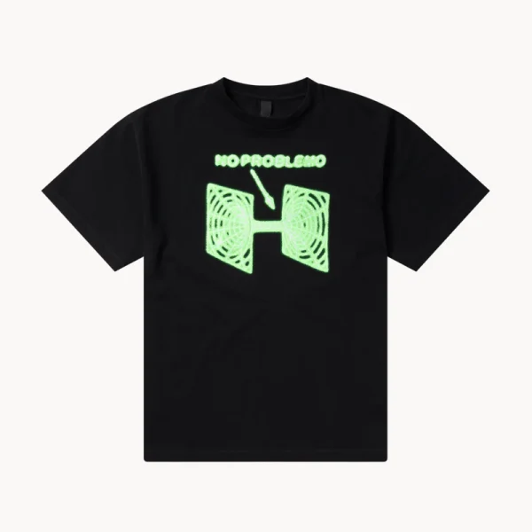 NO PROBLEMO Wormhole SS Tee – Black