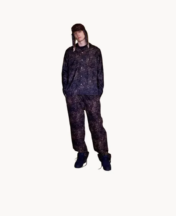 NOMARHYTHM TEXTILE Kijima Takayuki Wire Jet Cap – Leopard Brown