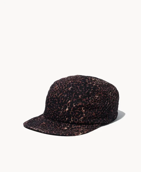 NOMARHYTHM TEXTILE Kijima Takayuki Wire Jet Cap – Leopard Brown