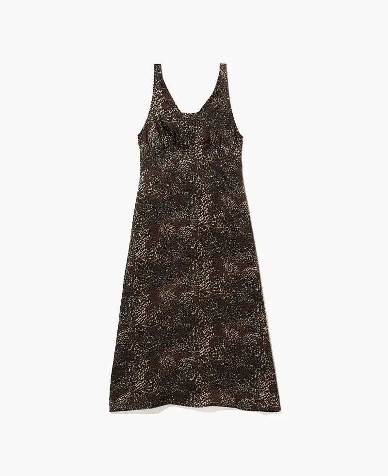 NOMARHYTHM Leopard Slip Dress – Brown 00 NOMARHYTHM Leopard Slip Dress – Brown