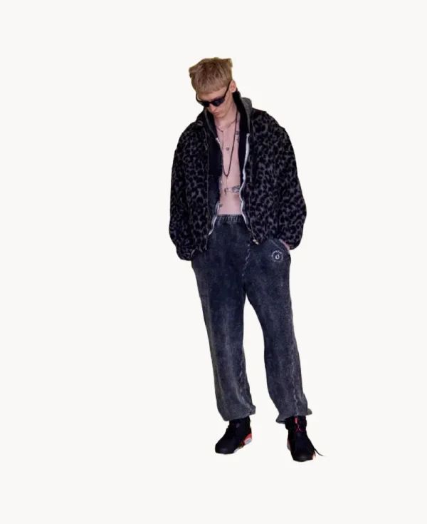 NOMARHYTHM TEXTILE Leopard Blanket Blouson – Brown