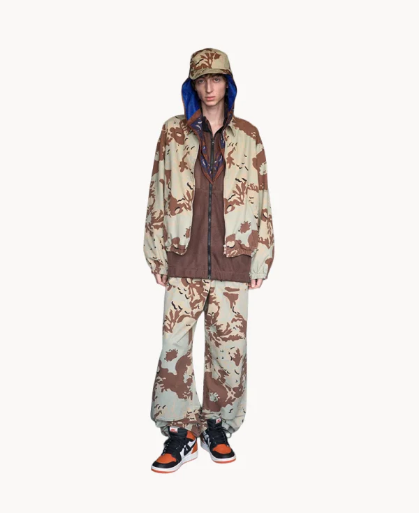 NOMARHYTHM TEXTILE Camo Flower Blouson Beige