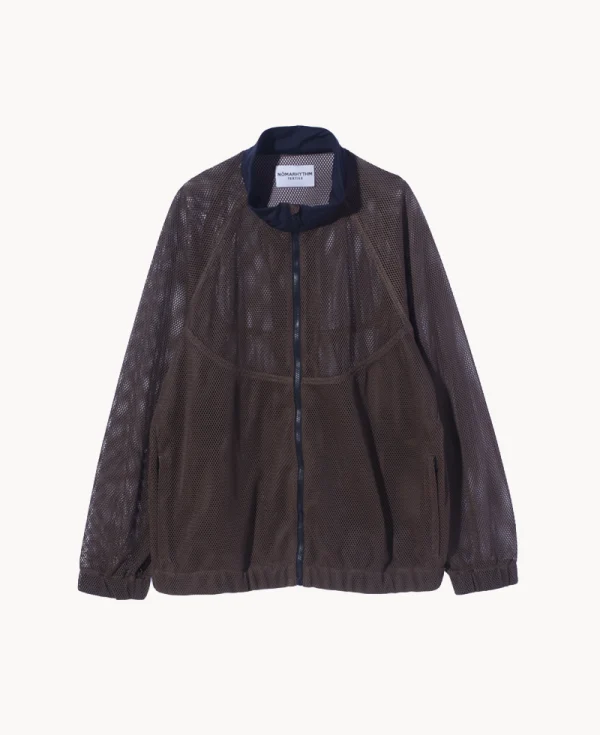 NOMARHYTHM TEXTILE Mesh Sports Jacket Brown