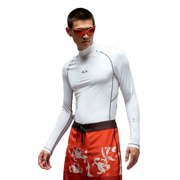 OAKLEY Bhodi Ellipse LS Rashguard White Black