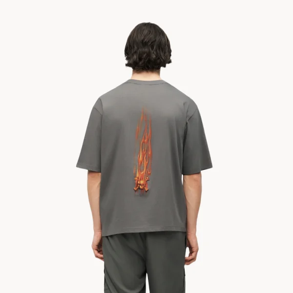 OAKLEY Heritage Flame F&B Tee - Granite Gray