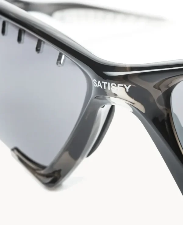 OAKLEY x SATISFY Suture Jacket – Grey Smoke with Prizm Black Vtd Frame