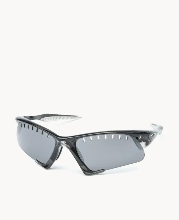 OAKLEY x SATISFY Suture Jacket – Grey Smoke with Prizm Black Vtd Frame