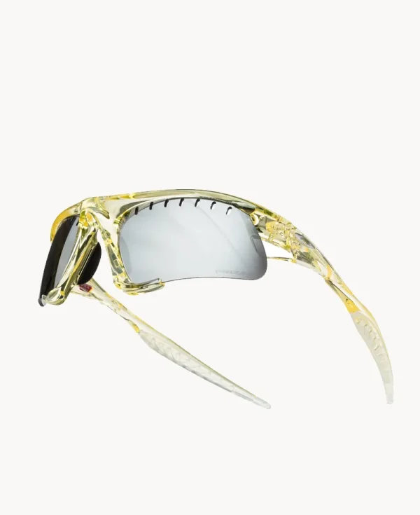 OAKLEY x SATISFY Suture Jacket – Transparent Yellow with Prizm Black Vtd Frame
