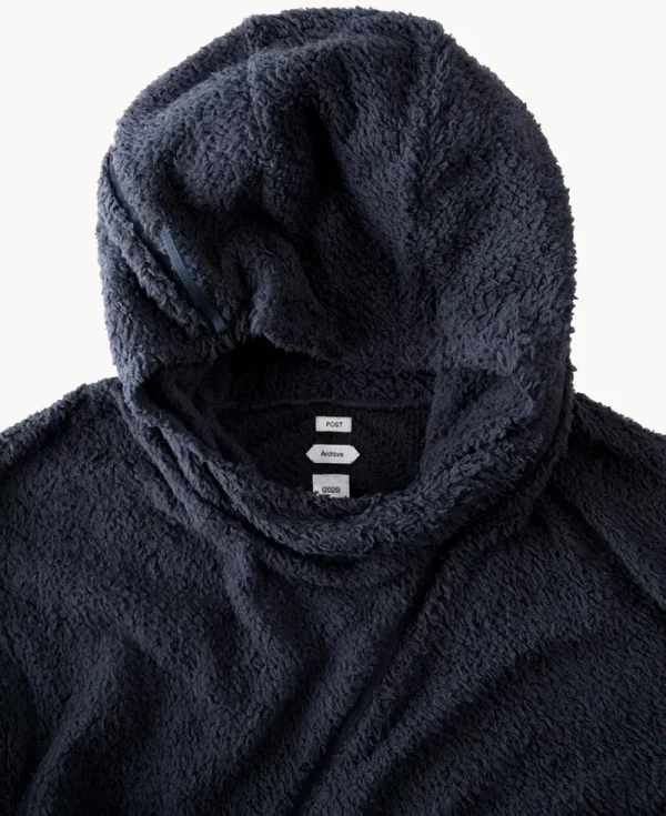 PAF Curved Fleece Hoodie (2026) – Navy