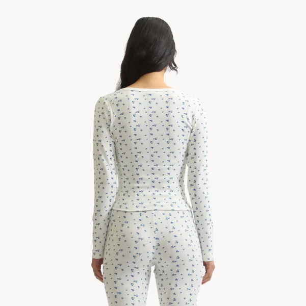 PAM Chimera Pointelle Cardigan - Off White