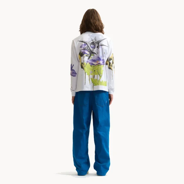 PAM Digital Floral Specialty LS Tee - White