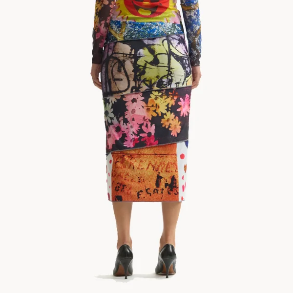 PAM Joshua Gordon Photo Mesh Top - Multi