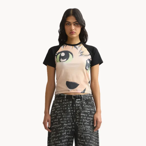 PAM Joshua Gordon Ringer Tee - Black