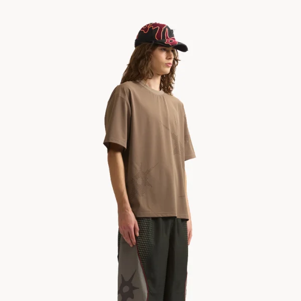 PAM Seven Eighths Baseball Cap - Black Wash Deep Red
