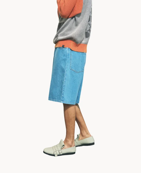 PHINGERIN 6 Pocket Denim Short – Sax