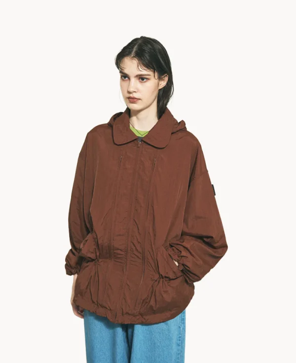 PHINGERIN Crushed Nylon Full Pack Jacket – Grey