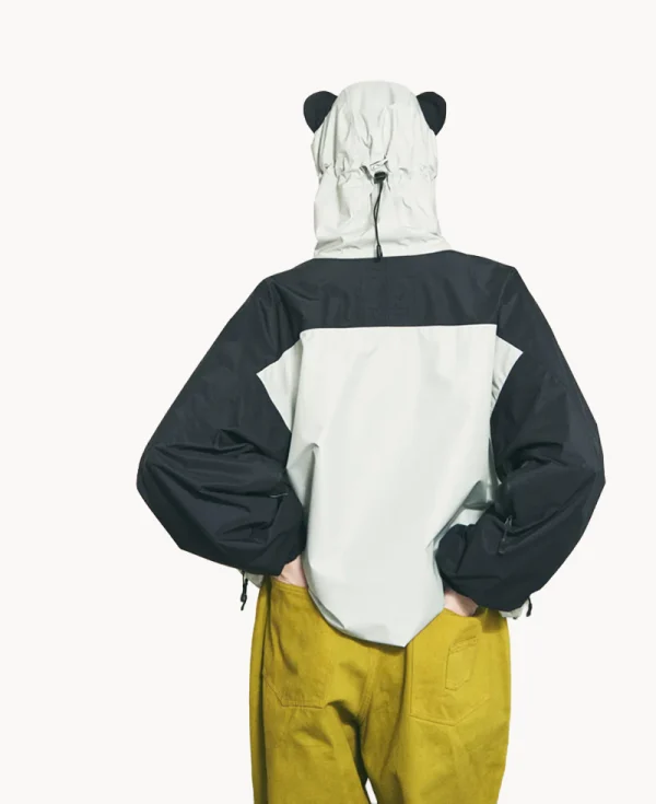 PHINGERIN Cumalice Shell Jacket – Light Grey Black
