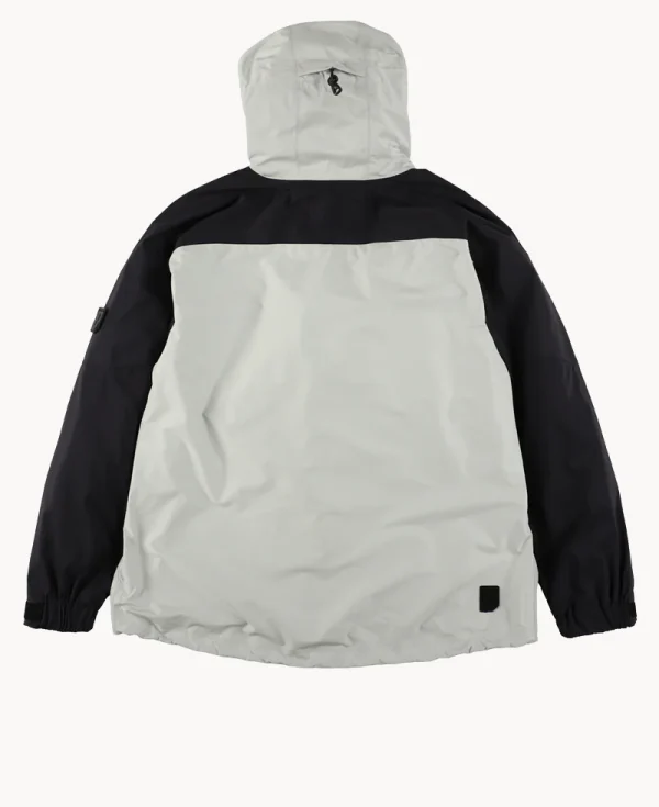 PHINGERIN Cumalice Shell Jacket – Light Grey Black