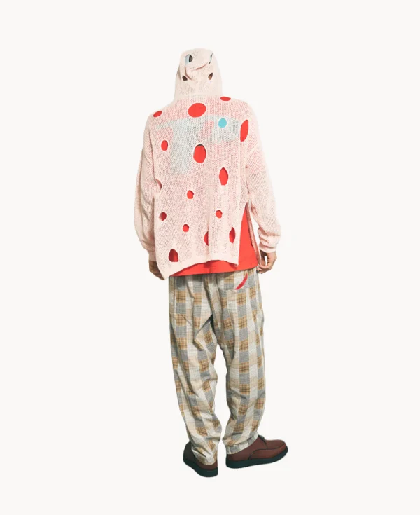 PHINGERIN Hand-Stenciled Night Pants – Beige