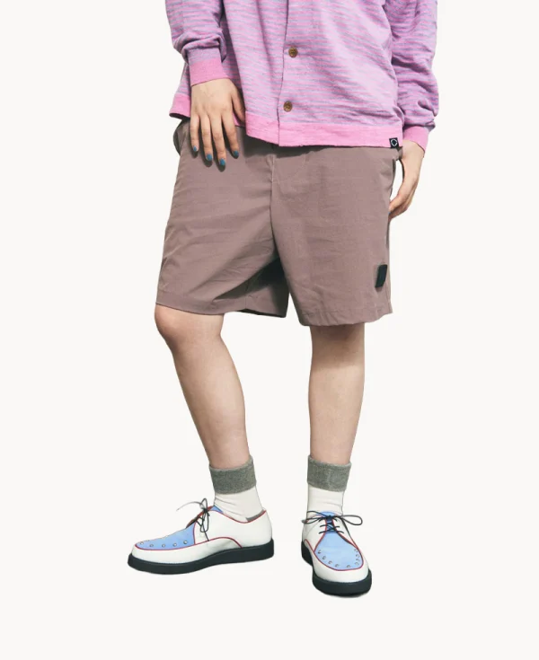 PHINGERIN Nylon Ripstop shorts – Dark Lilac