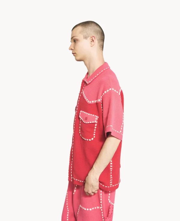 PHINGERIN Summer PG1 Western Shirt – Red Pink