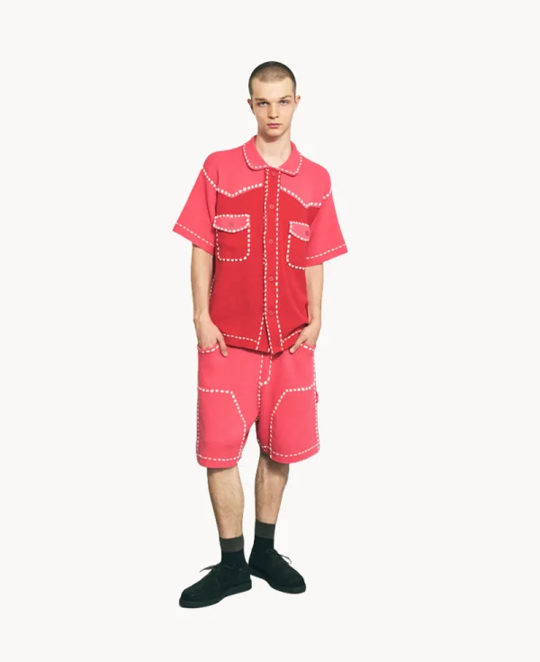 PHINGERIN Summer PG1 Western Shirt – Red Pink
