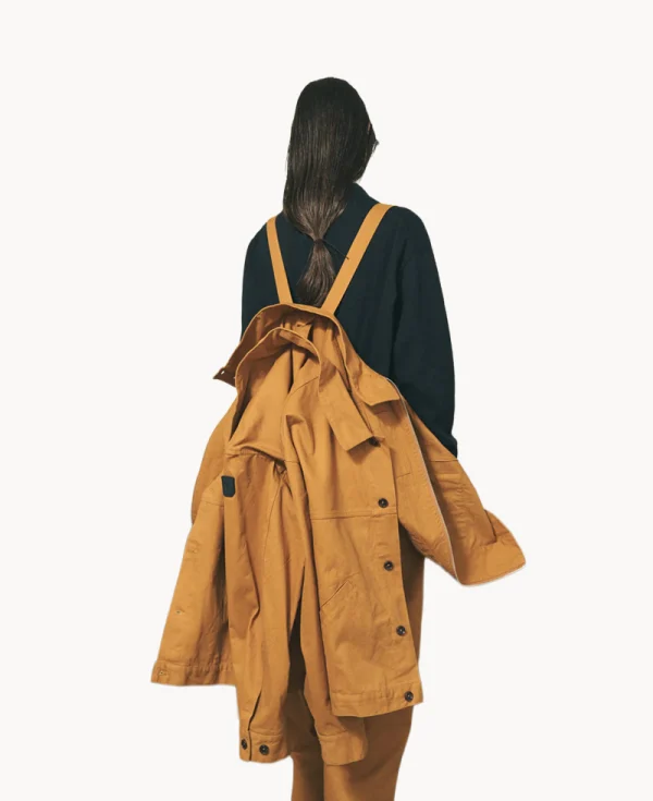 PHINGERIN Twill Double Jacket – Light Brown