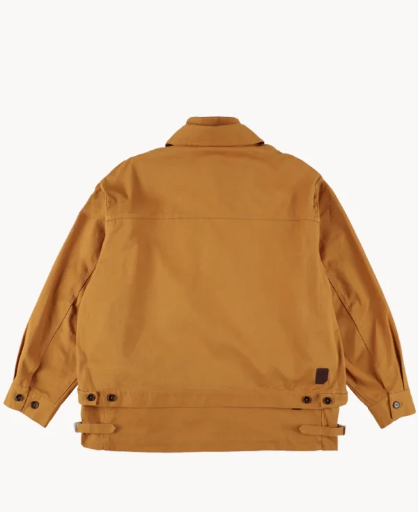 PHINGERIN Twill Double Jacket – Light Brown