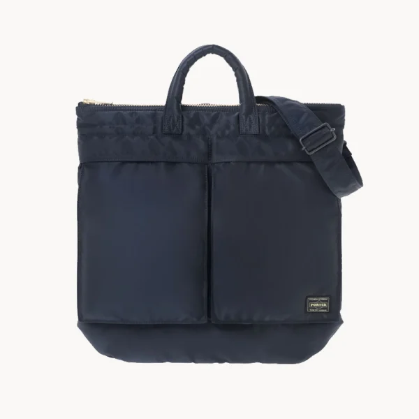 PORTER -YOSHIDA &amp; Co Tanker Helmet Bag - Iron Blue