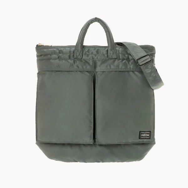 PORTER -YOSHIDA &amp; Co Tanker Helmet Bag - Sage Green