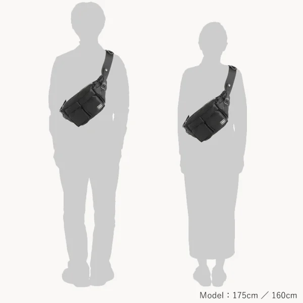 PORTER -YOSHIDA & Co Tanker Hip Bag - Black