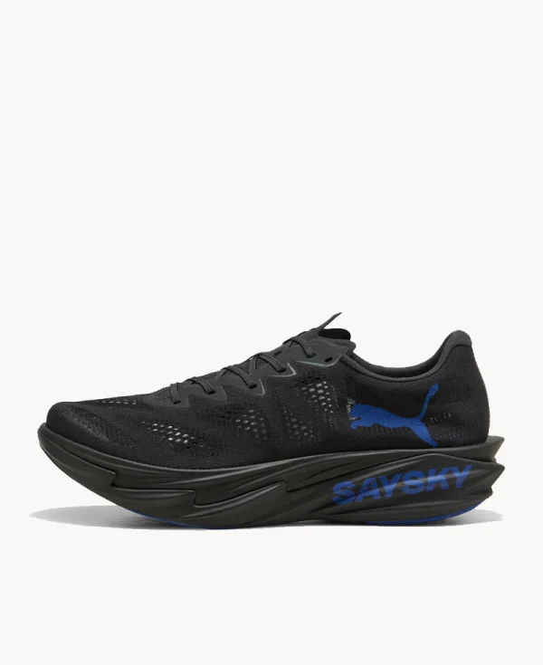 PUMA Deviate Nitro Elite 4 SAYSKY – Flat Dark Gray Vivid Blue (1)